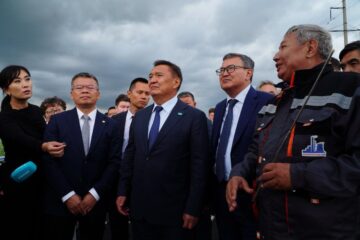 Ақмола облысының әкімі мен «Самұрық-Энерго» басшысы Көкшетау жылу электр орталығының құрылыс қарқынын тексерді
