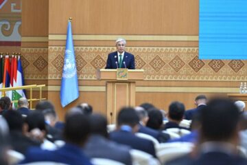 Глава государства выступил на Третьей конференции Организации Объединенных Наций по развивающимся странам, не имеющим выхода к морю