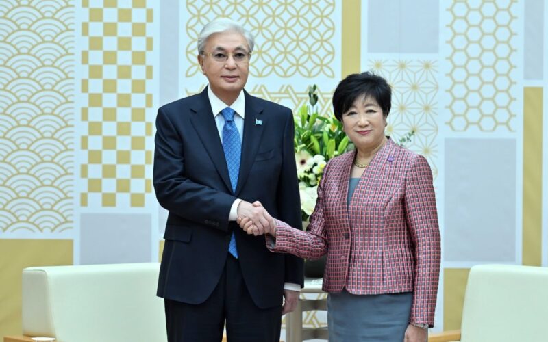 Мемлекет басшысы Токио губернаторы Юрико Коикэмен кездесу өткізді 