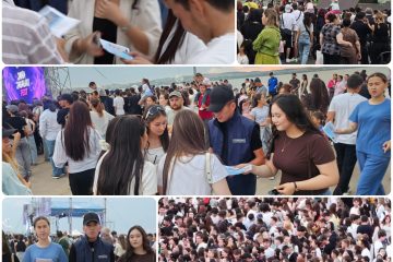 В областном центре Акмолинской области в рамках городского мероприятия полиция провела информационную кампанию по профилактике наркоправонарушений