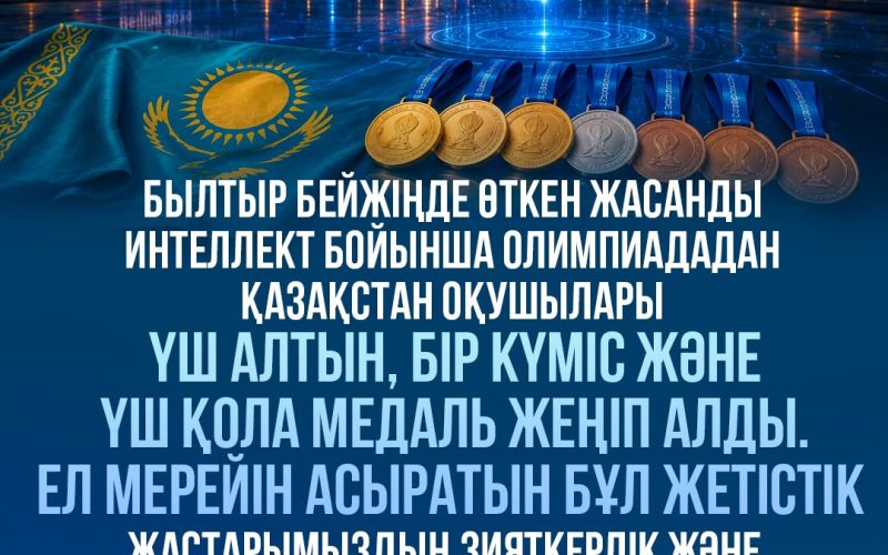 Мемлекет басшысы Жасанды интеллект бойынша халықаралық олимпиаданың ашылу салтанатында сөз сөйледі