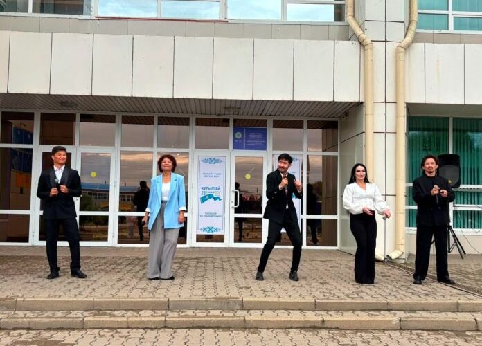 Музыка и праздник на избирательных участках Акмолинской области