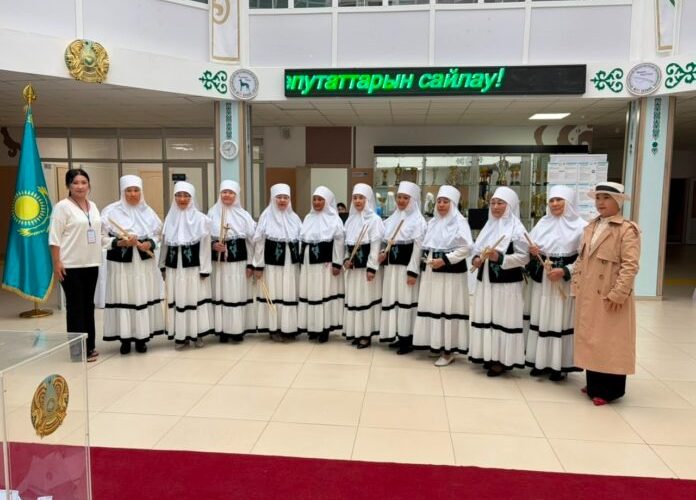 «Ұршық Party»: национальное искусство стало частью дня голосования