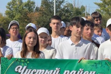 В Шортанды прошла экологическая акция «Таза мекен — таза сана»