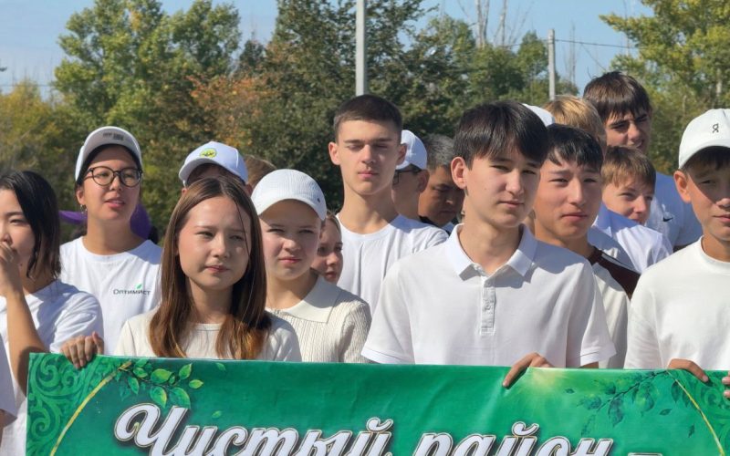В Шортанды прошла экологическая акция «Таза мекен — таза сана»
